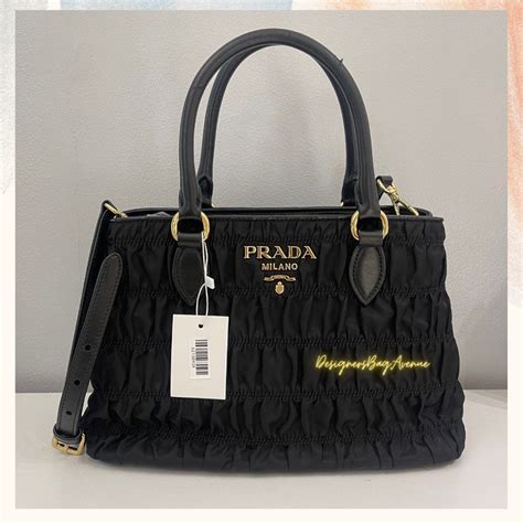 prada gaufre bag authentic|Prada tessuto shoulder bag.